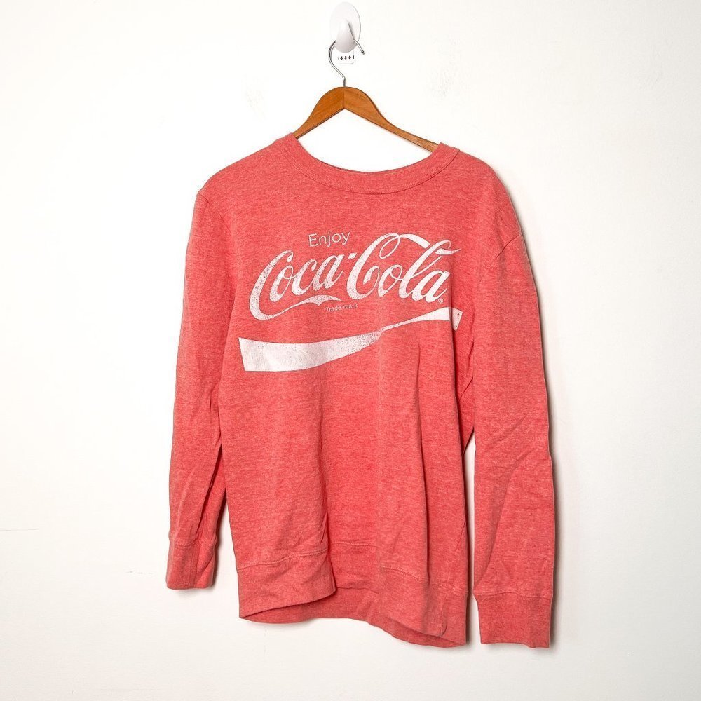Authentic Coca Cola Retro Crewneck Cotton Sweater